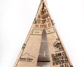 Burlap Teepee