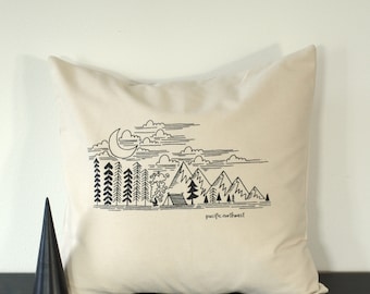Pacific Northwest Pillow Cover