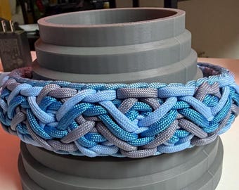 Braided Paracord Collar, Adjustable Neck 16-19 Inches