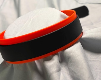 Biothane orange and black