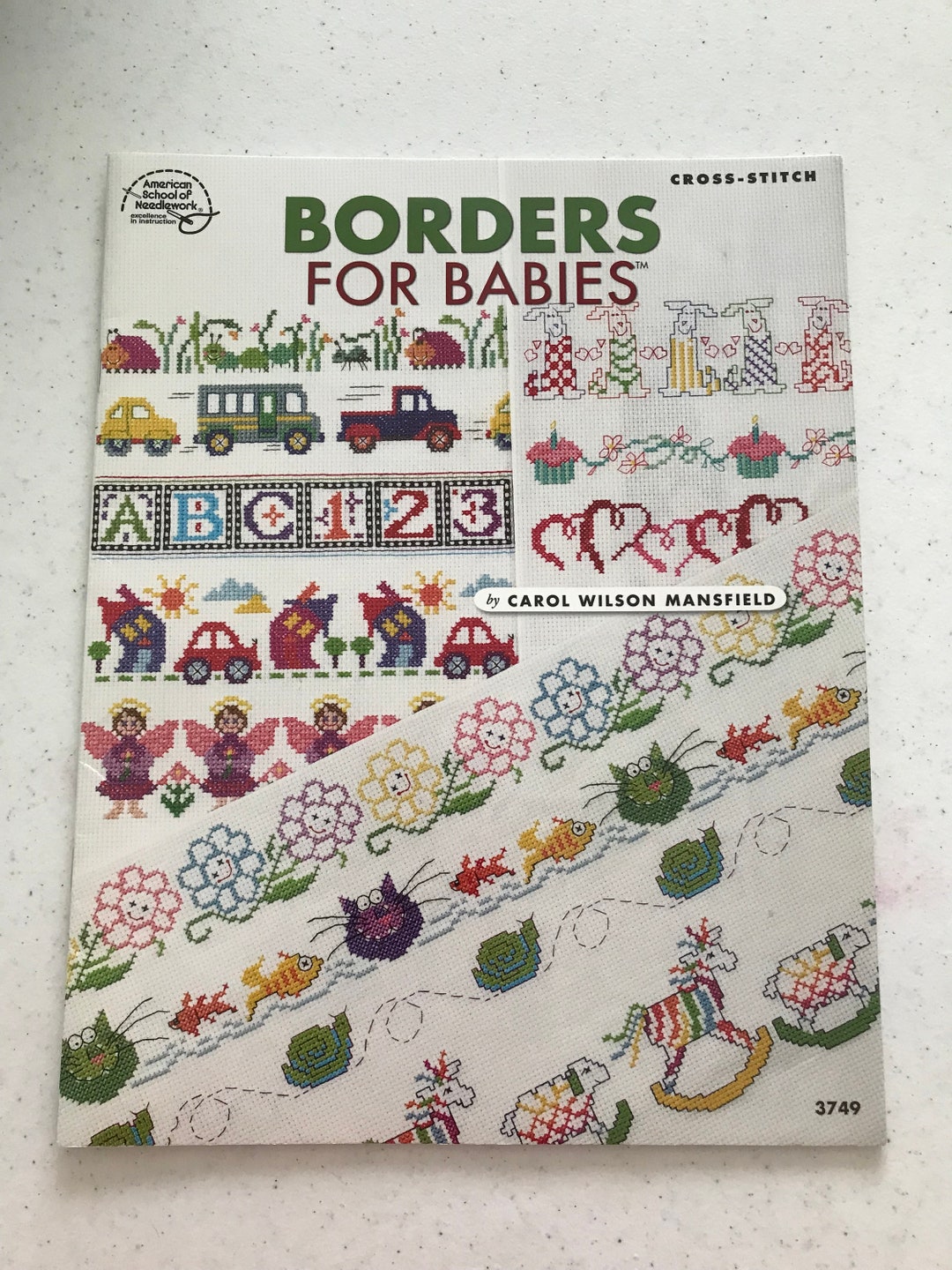 Counted Cross Stitch Borders for Babies 2004 American School Etsy