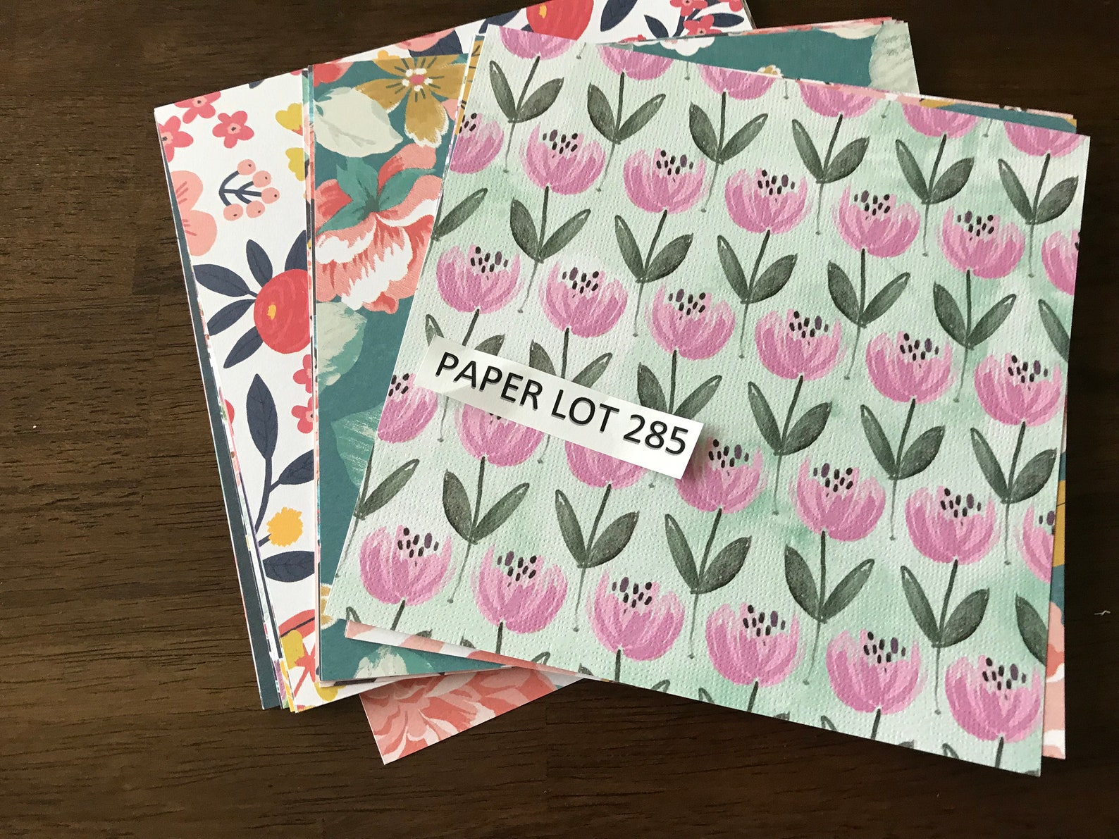 25 Pieces of 6 x 6 Scrapbook Cardstock Paper Etsy