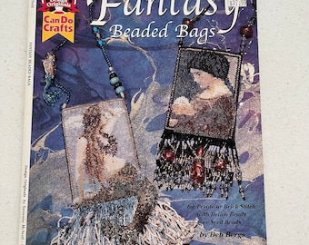 Fantasy Beaded Bags, Vintage 2003 Pattern Book by Deb Bergs, Softcover