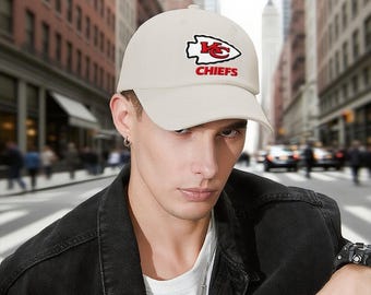 Casquette en jean et coton brodé avec logo de l'équipe des chefs, chapeau de soleil léger à fermeture réglable en métal, casquette de football unisexe à usage quotidien