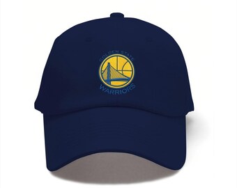 Casquette de base-ball fan des Golden State Warriors, chapeau en denim de coton pur avec logo brodé, chapeau de soleil d'extérieur léger à fermeture réglable en métal