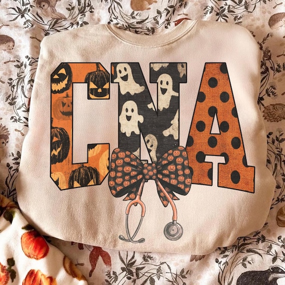 Cna halloween PNG | fall cna png | Halloween nurse png | certified nursing assistant | nightshift crew | spooky cna png | nursing aide png