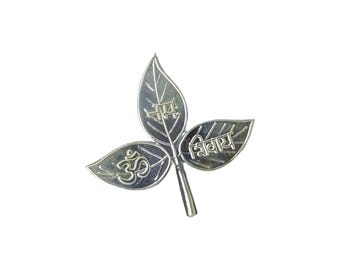 CHARVEE COLLECTIONS Belpatra de plata pura para Shivji Puja/hoja sagrada de Bilva para Anushthan, festivales y espirituales