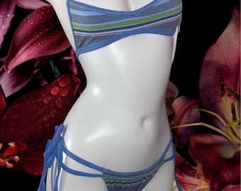 Striped Bikini  set