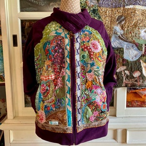 ジャケット、カーディガン、フラワーパワー
