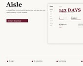 Digital Wedding Planner | Browser-Based Wedding Organizer | Editable Checklist | Instant Download HTML