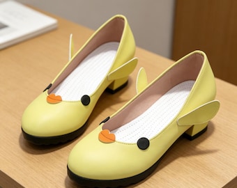 Scarpe per cosplay di Tsukimi Yachiyo da Kaguya-hime in versione superdimensionale – Realizzate su misura a partire da immagini di riferimento