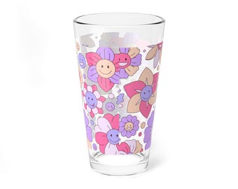 Vaso mezclador con forma de flor sonriente / 473 ml