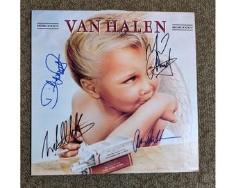 Van Halen 1984 Signed David Lee Roth, Eddie, Alex, Michael Anthony