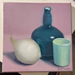Blue Jug by Angela Chen