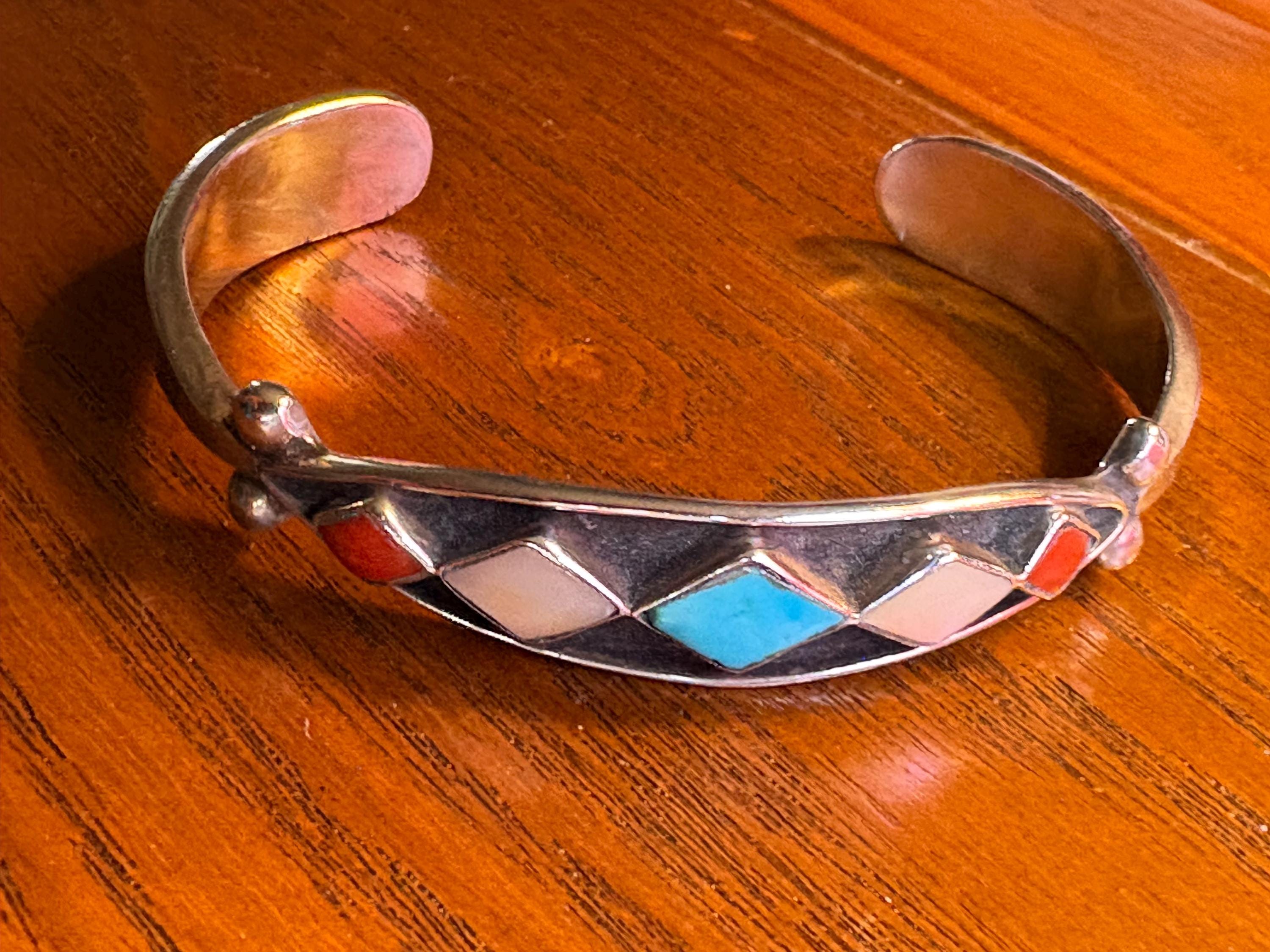 70s Vintage ZUNI Bangle silver925 ズニ族 Zuni Bangle - Etsy