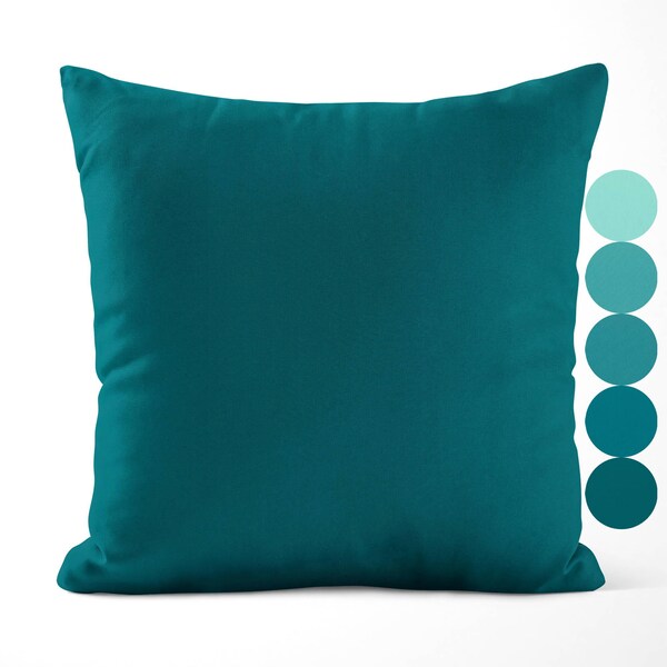 Aqua Throw Pillow main image 1