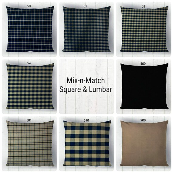 Black and top tan decorative pillows