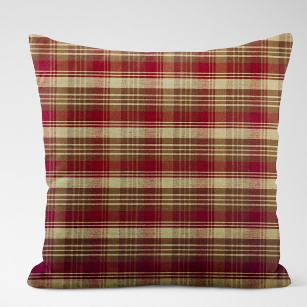 Plaid Pillow Covers Etsy