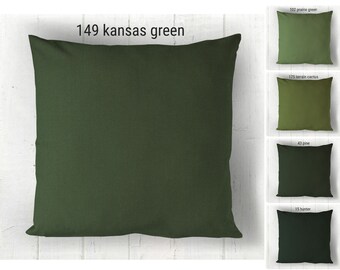 hunter green pillow covers