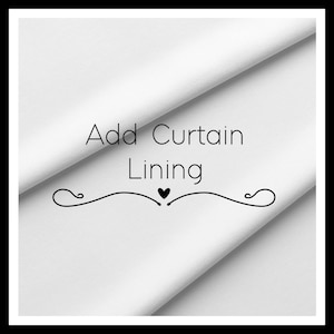 Add Curtain Lining