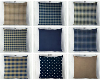 100% Cotton Sateen 26in x 26in Knife-Edge Sham Roostery Pillow Sham Cornflower Three Inch Blue Plaid White Squares Gingham Buffalo Check Print 100% Cotton Sateen 26in x 26in Knife-Edge Sham Roostery Pillow Sham Cornflower Three Inch Blue Plaid White Squares Gingham Buffalo Check Print