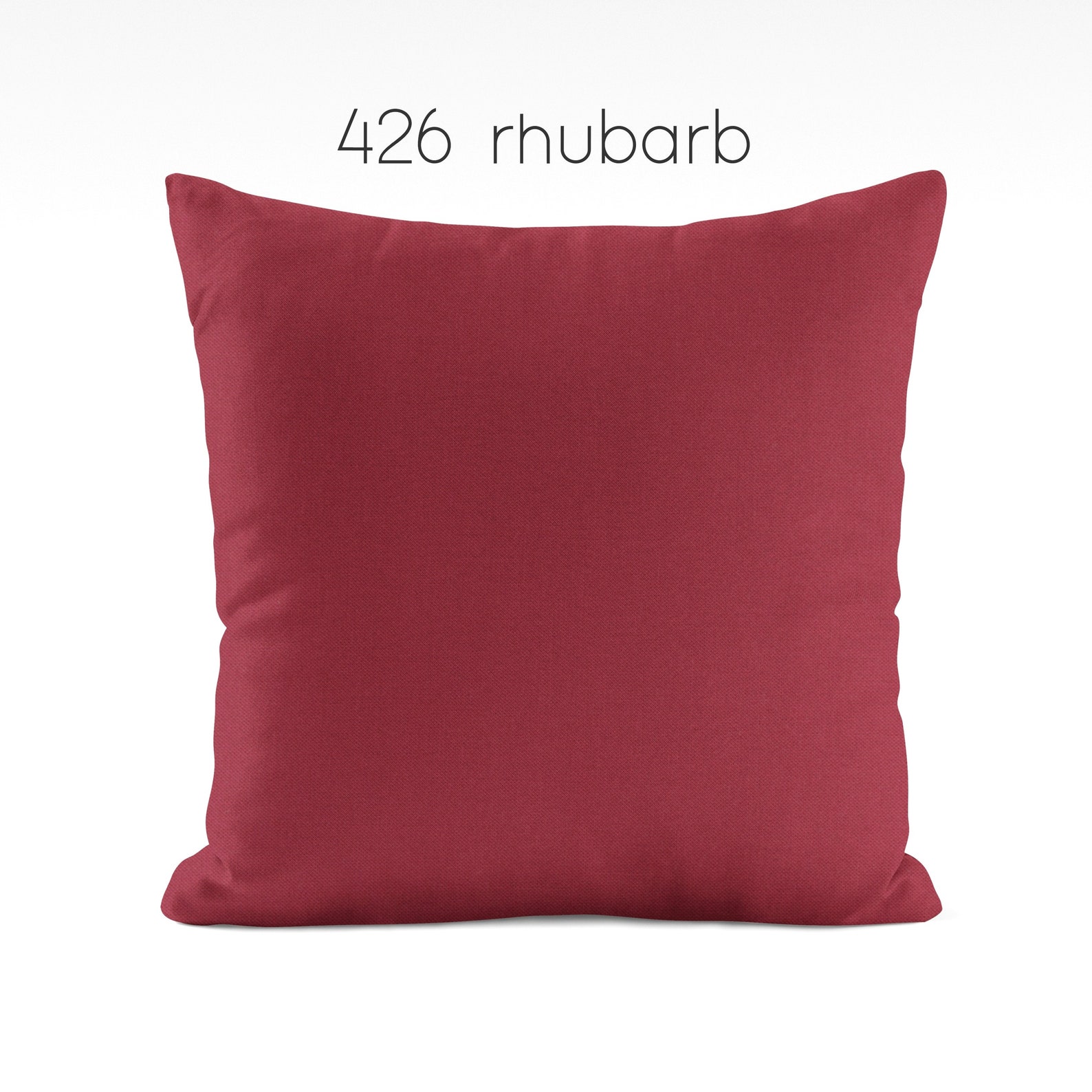 Solid Red Pillow Covers Blush Pink to Dark Burgundy USA Etsy