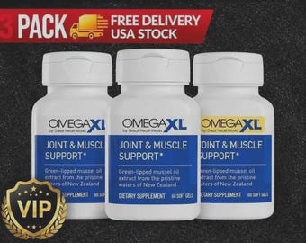 Omega XL 60 Softgels (3 Pack) – Green Lipped Mussel Oil Supplement