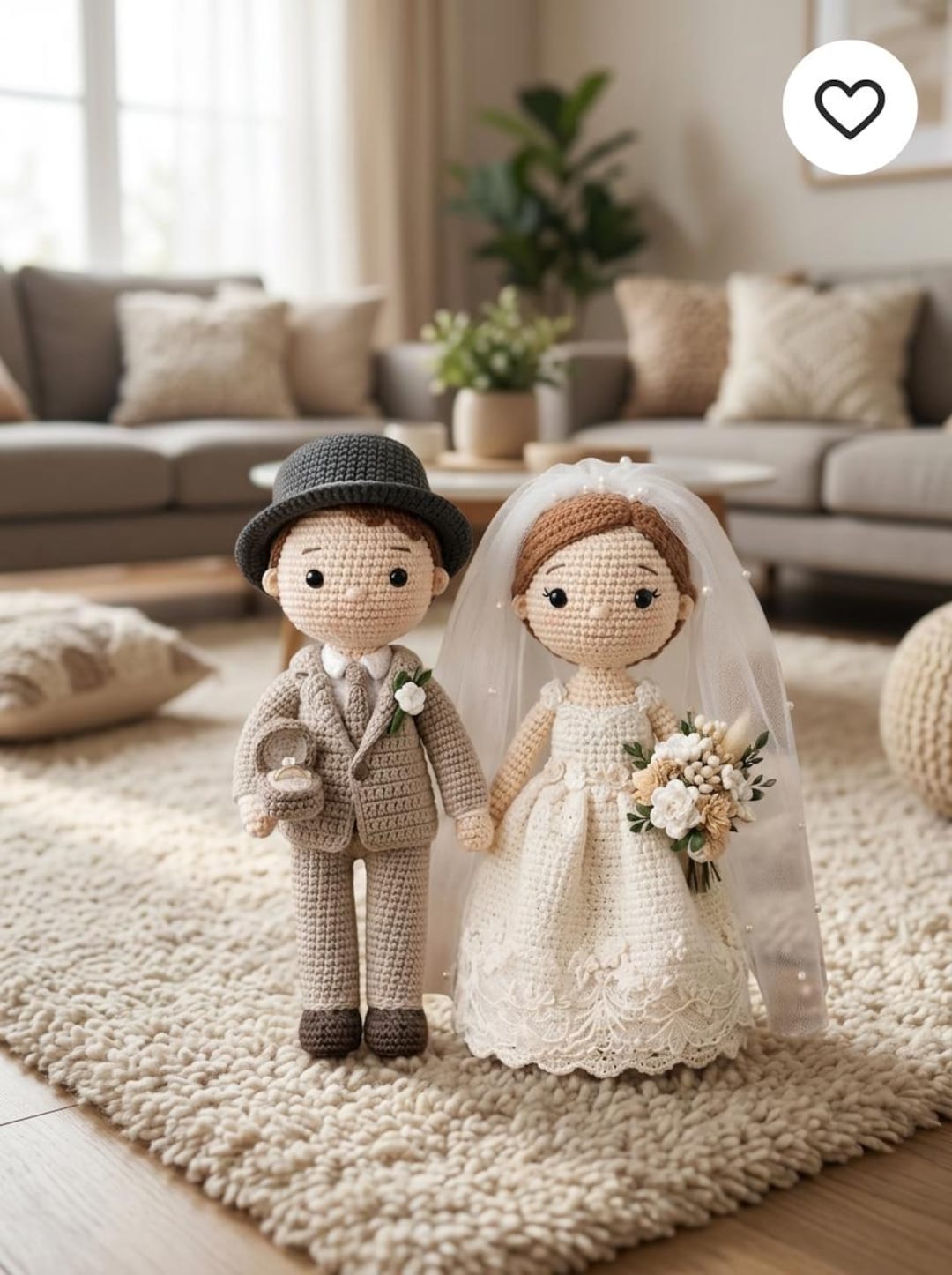 Couple Amigurumi Crochet Pattern PDF, Bride and Groom, Bridal Gift, Wedding Cake Topper, DIY - Etsy