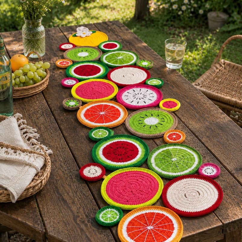 Fruit Table Runner - Etsy