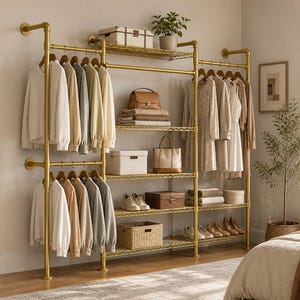 Corner Clothing Rack - Etsy
