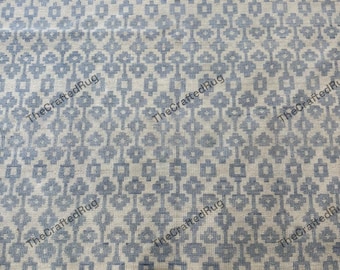 Blauer Ivory Geometrischer Teppich Zeitgenössischer Muster Teppich für Wohnzimmer Moderner Weicher Boden Teppich Eleganter Schlafzimmer Bereich Teppich Weicher Blauer Teppich Dekor