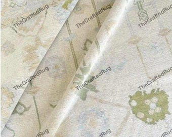 Elfenbein Pastell Floral Teppich Neutral Elegant Teppich für Wohnzimmer Schlafzimmer Weicher Luxe Dekorativer Boden Teppich Chic Modern Home Akzent Dekor Teppich