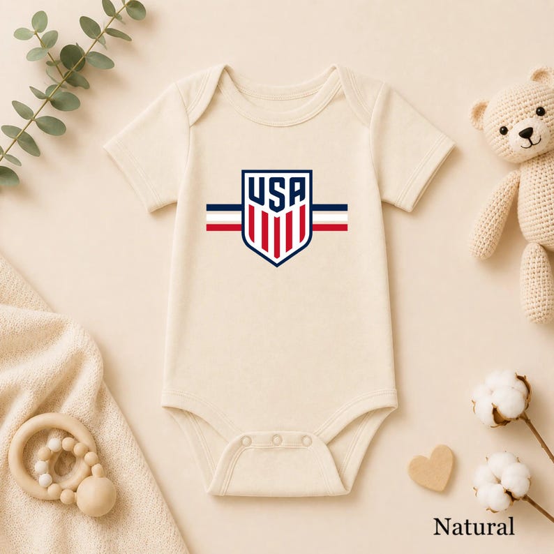 USA Soccer Shield Graphic Tee, Patriotic American Football Fan Shirt, Usmnt Crest Apparel, United States Soccer Gift image 7