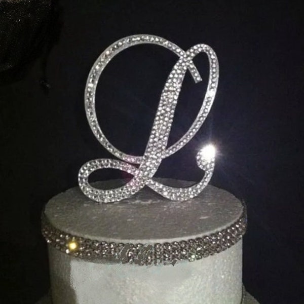 Crystal Letter Decor Etsy