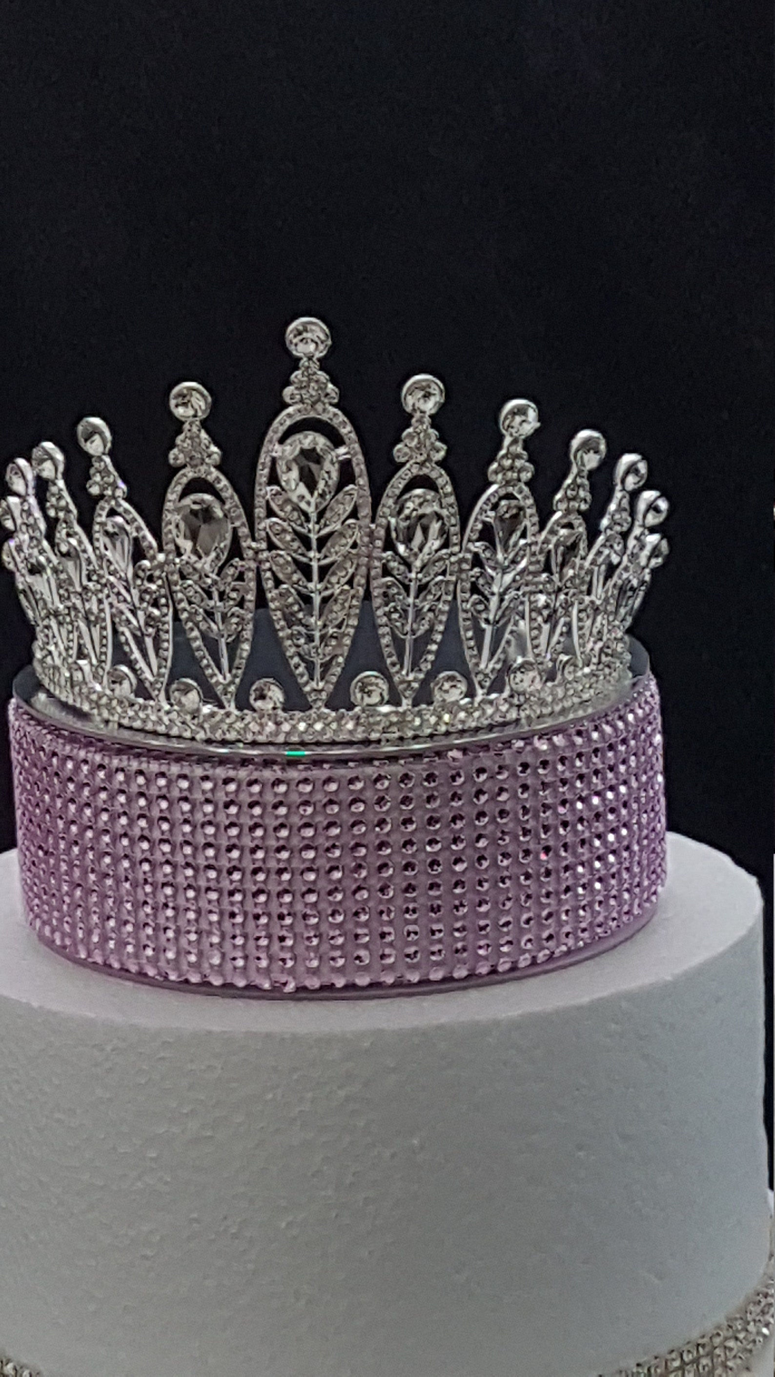 Tiara Cake Topper princess Tiara Cake Topper Quinceanera Etsy