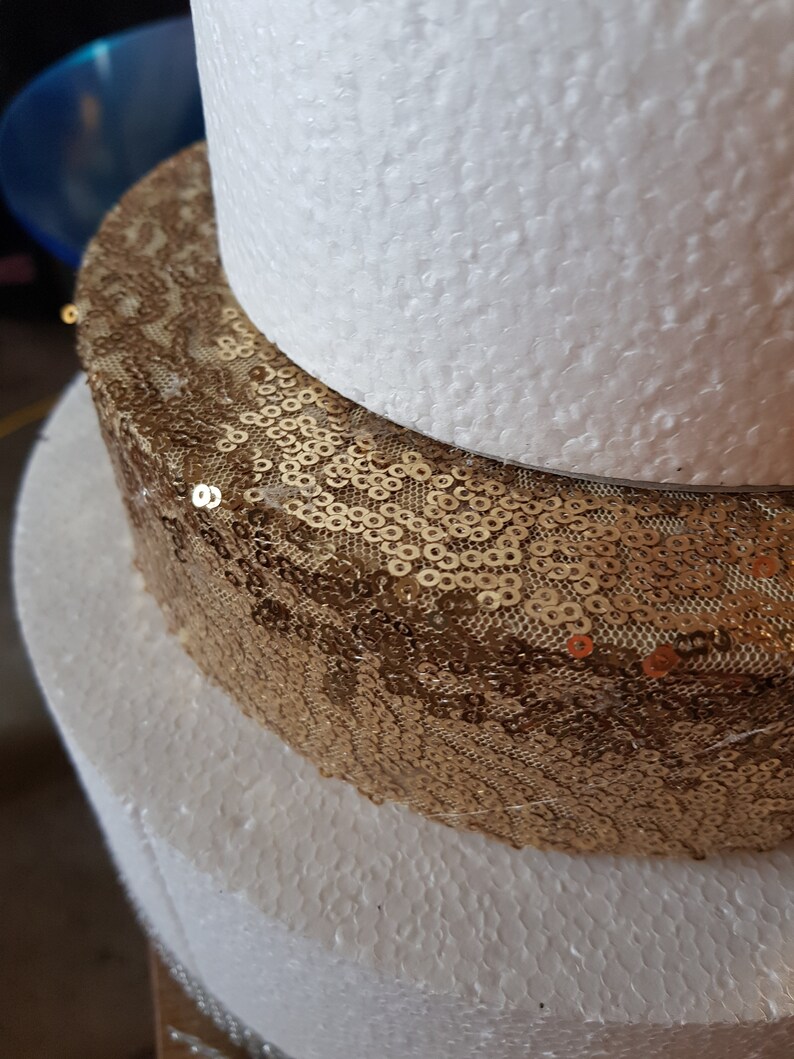 Sequin Cake Separators Cake Dividers Round or Square by Etsy