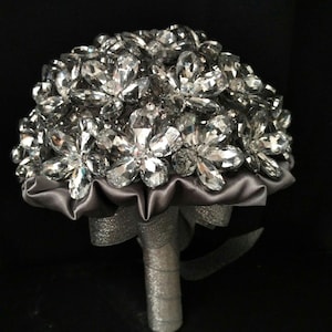 Crystal bouquet, crystal flowers, Brides wedding bouquet by Crystal wedding uk