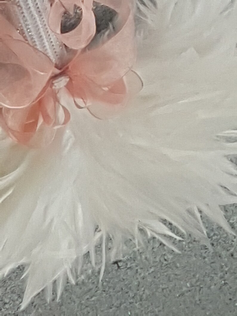 Brides Feather Fan Bouquet Great Gatsby Wedding Style ANY | Etsy