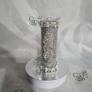 Bling Bouquet handle , rhinestone crystal Diamonte holder, Rhinestone & pearl Wedding Bouquet Holder , Glam Bling Bouquet Holders
