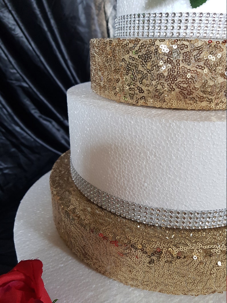 Sequin Cake Separators Cake Dividers Round or Square by Etsy