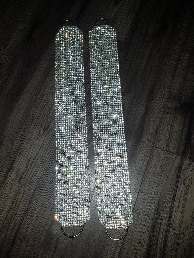 Crystal Curtain Tie Backs Pair of Real Glass Crystal Wide Etsy