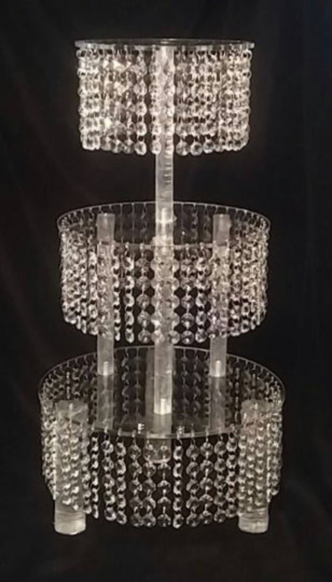 Crystal Cupcake Stand Tower 3 to 8 Tiers by Crystal Wedding Uk Etsy