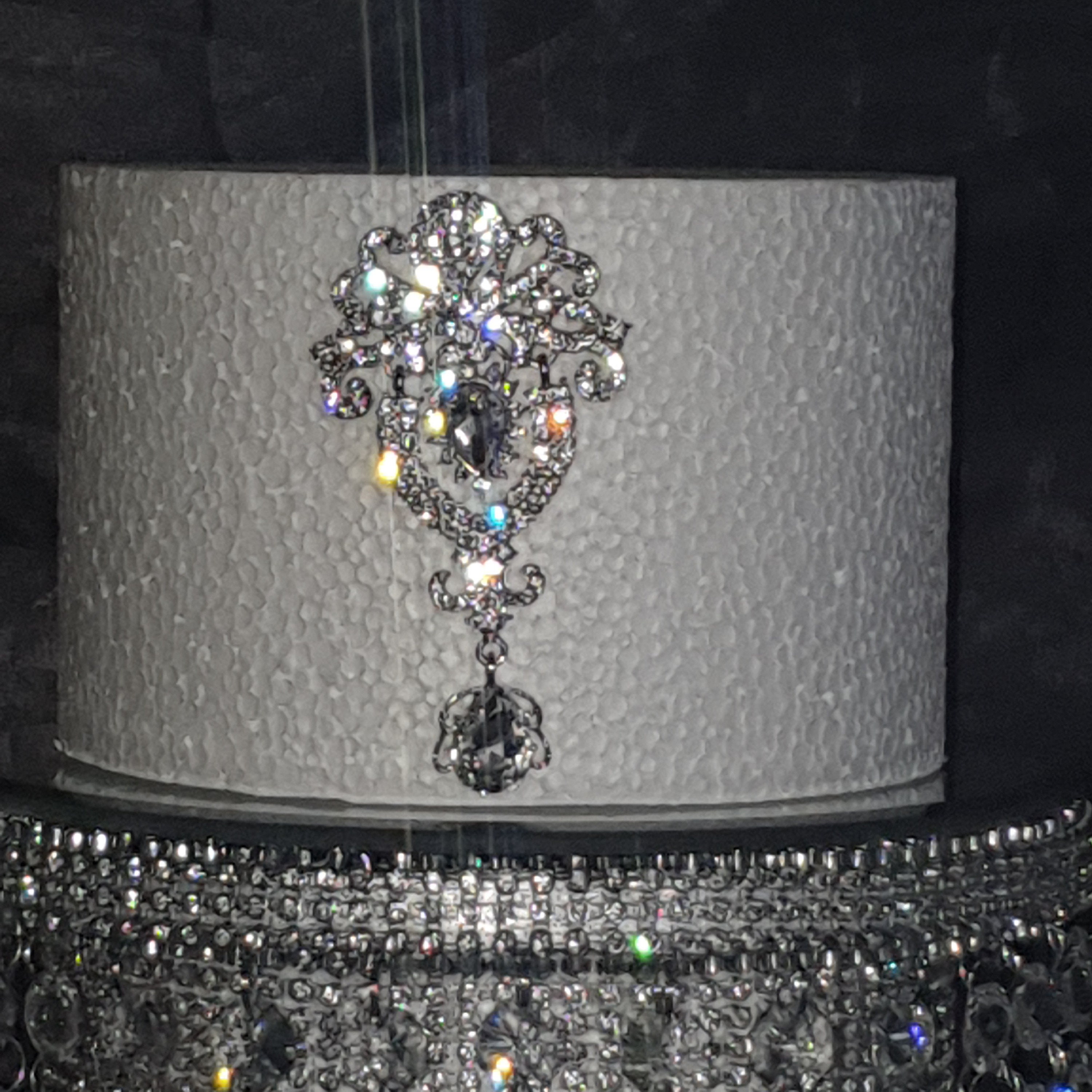 Botón De Broche De Cristal De Perlas Para Ramo De Boda Nupcial