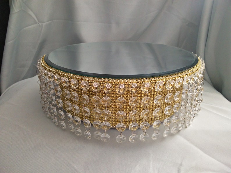 crystal cake stand wedding cake stand 6 8 10 3 tiers faux acrylic or Real crystal