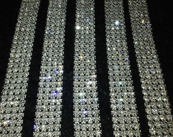 Real crystal rhinestone Diamante cake trim banding 1 YARD by Crystal wedding uk