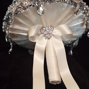 Brooch Bouquet, Jewel Crystal Wedding Bouquet. by Crystal Wedding Uk - Etsy