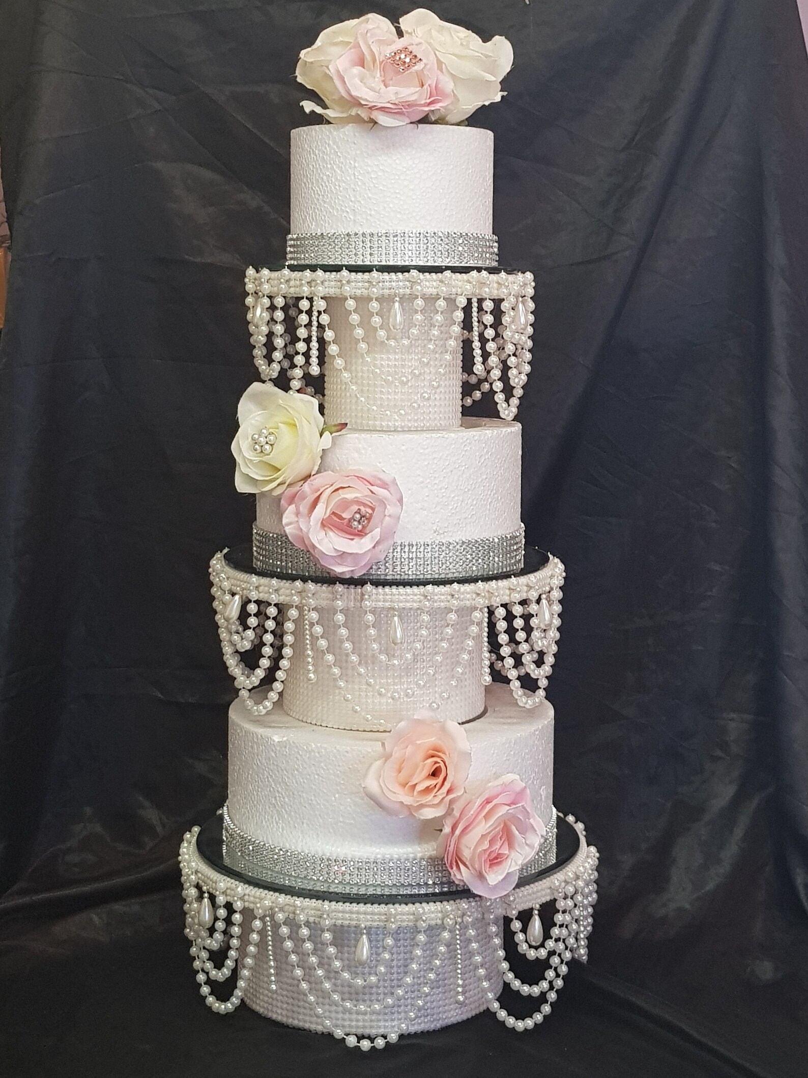 Pearl Wedding Cake Stands Pearl Cake Dividers. Cake Tier Etsy
