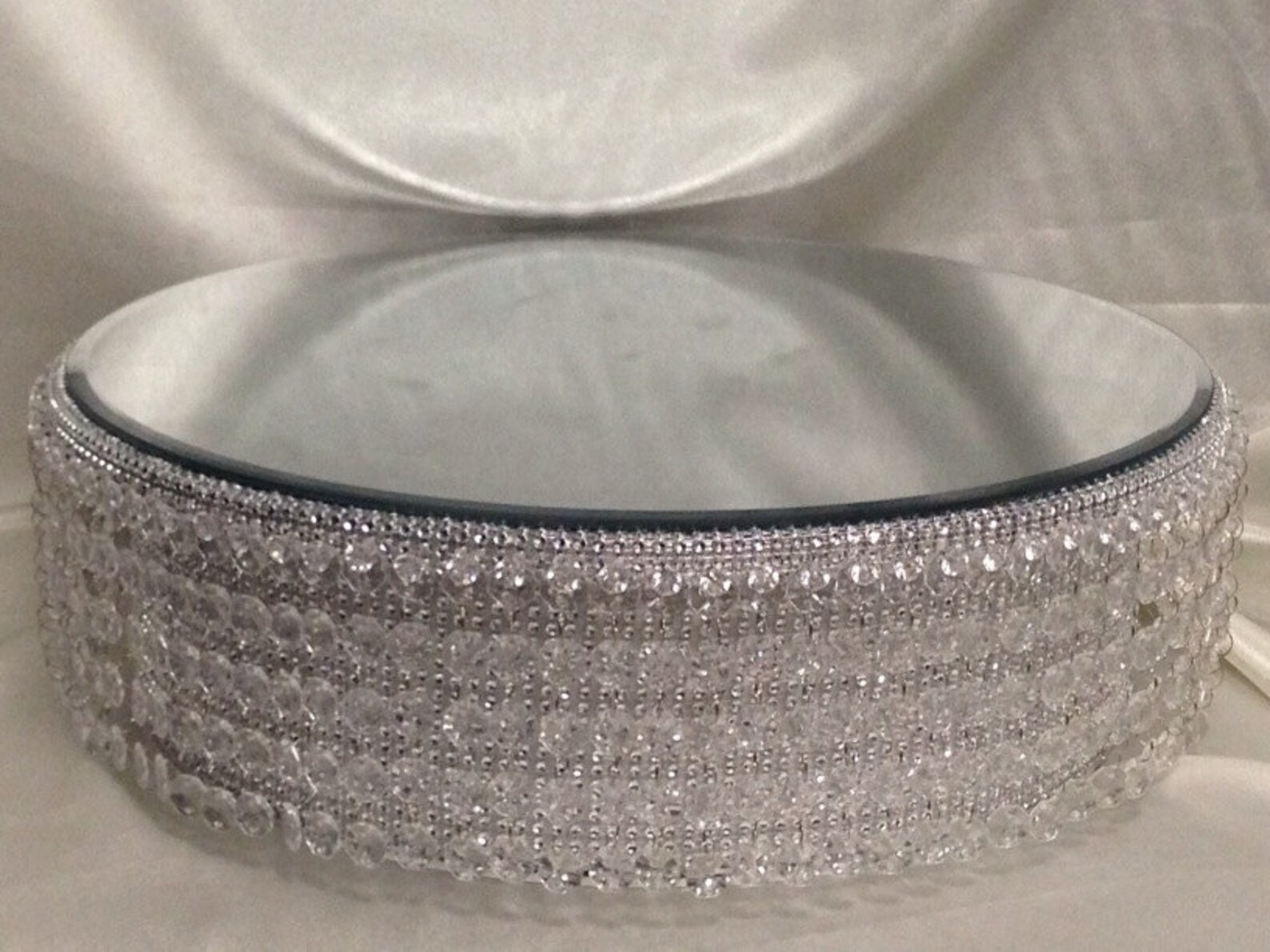 Crystal Cake Stand Crystal Rhinestone Cake Stand Forwedding - Etsy