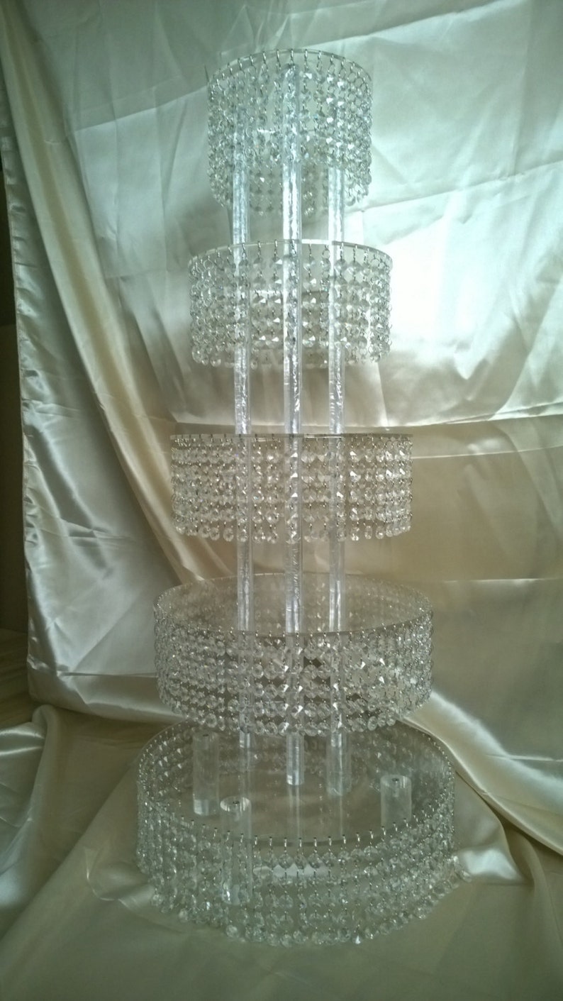 Crystal Cupcake Stand Tower 3 to 8 Tiers by Crystal Wedding Uk Etsy