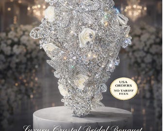 100/40/20 pezzi Spille con diamanti scintillanti Spille con testa di cristallo Spille con bouquet floreale per matrimonio con scatola di plastica - Italia